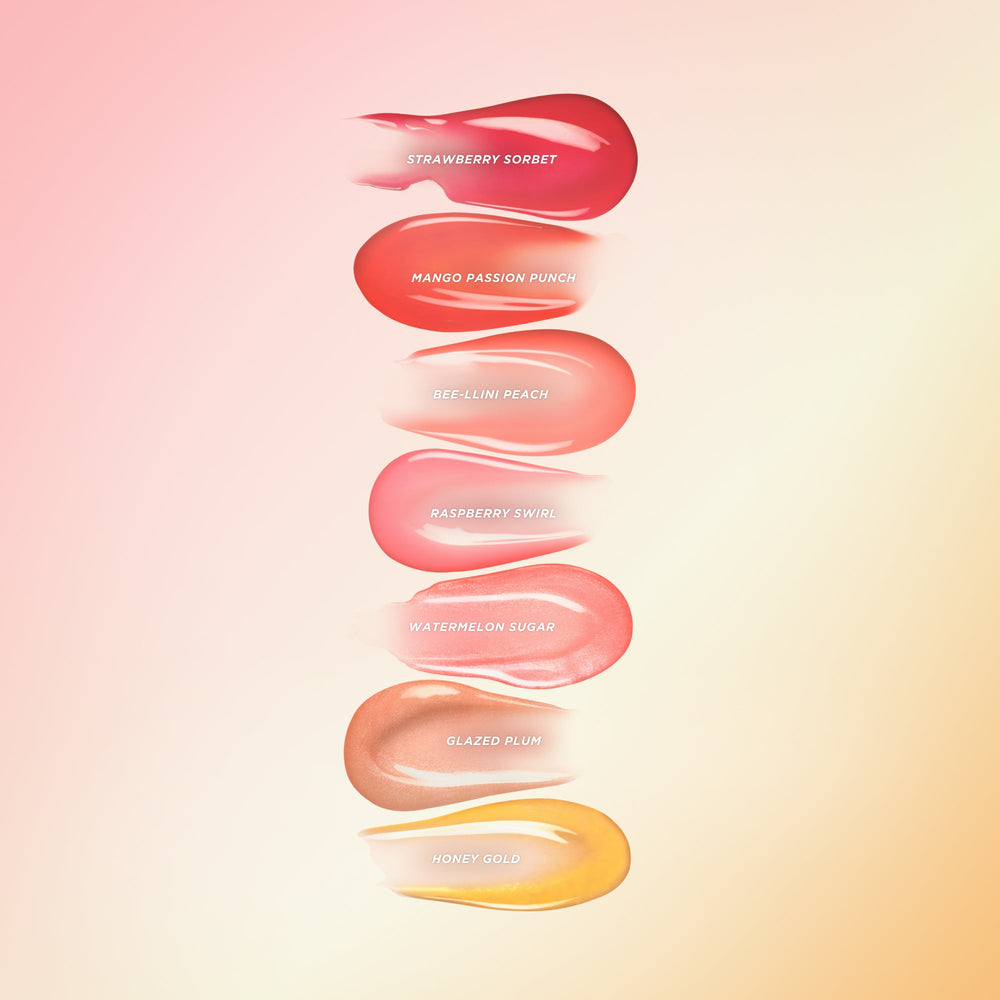 Honey Infused Lip Oil-Raspberry Swirl
