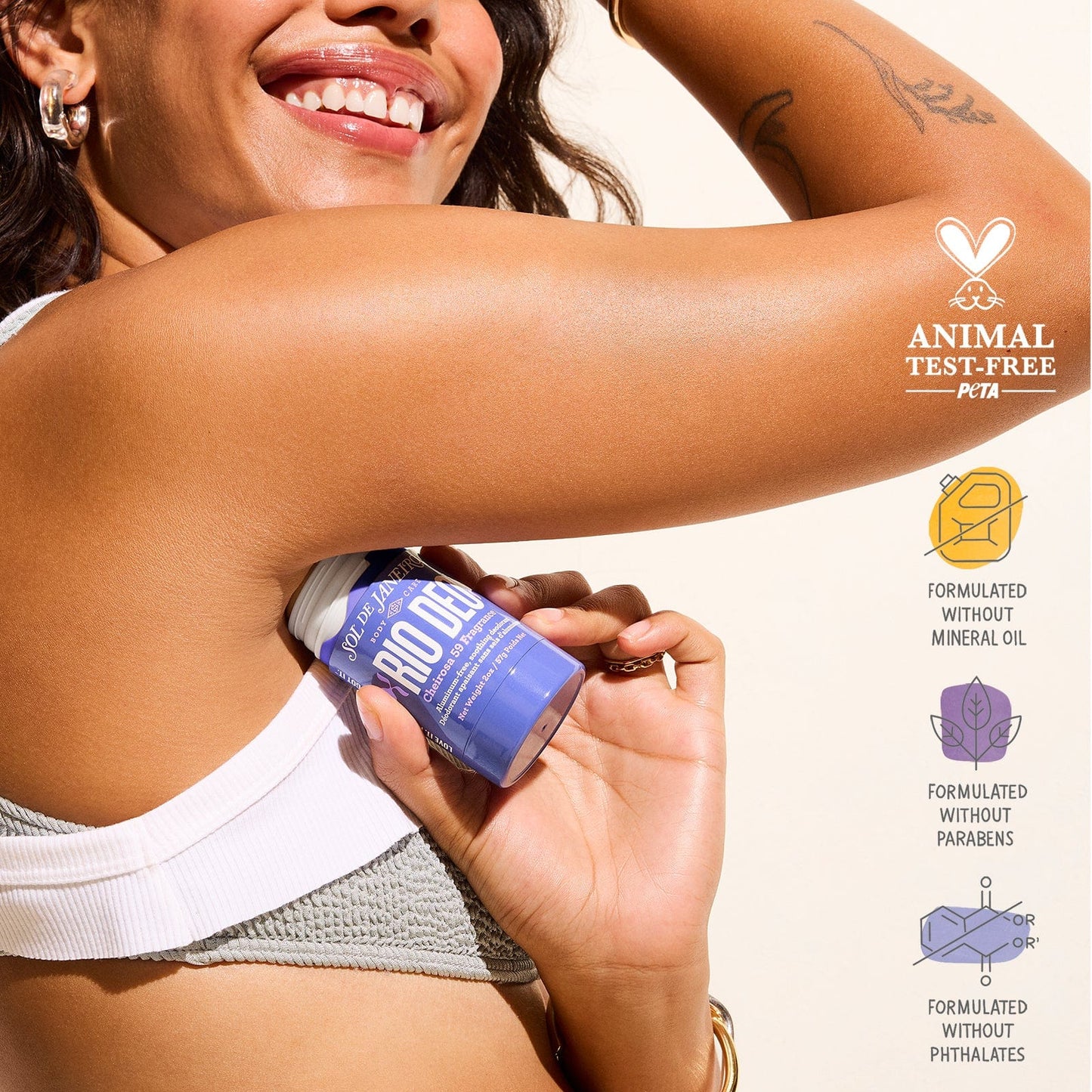 Rio Deo Aluminum-Free Deodorant Cheirosa 59