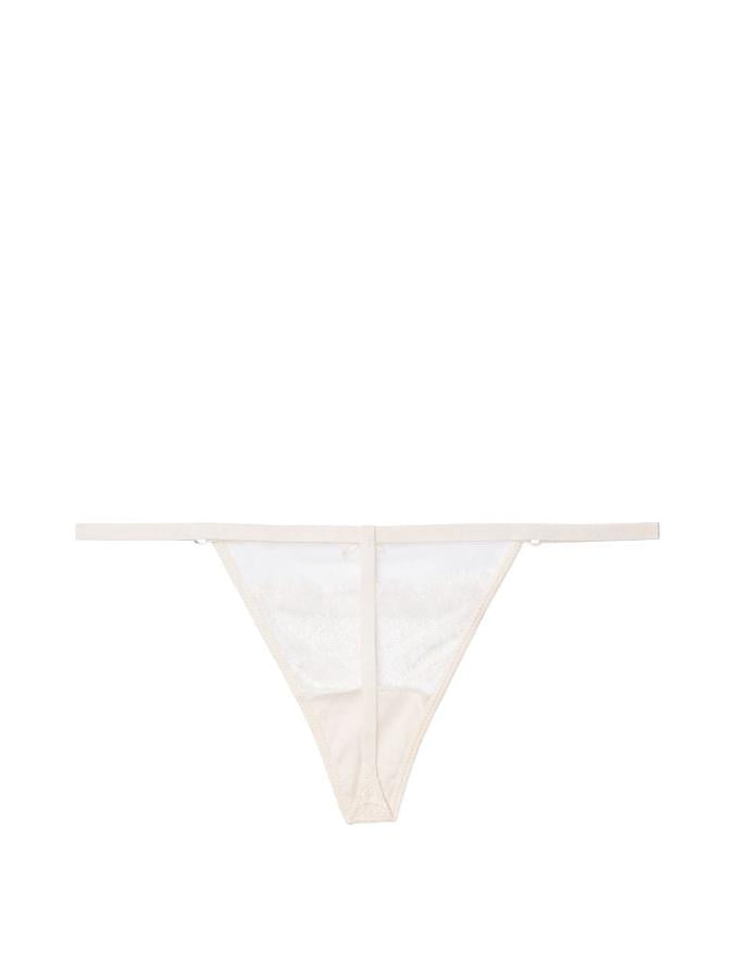 Dream Angels Mesh and Lace V-String Panty