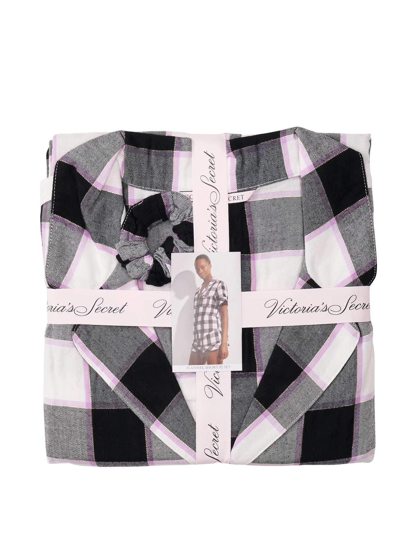 Flannel Short Pajama Set