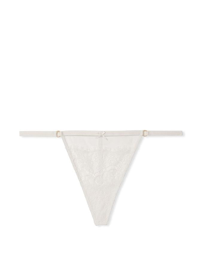 Dream Angels Mesh and Lace V-String Panty