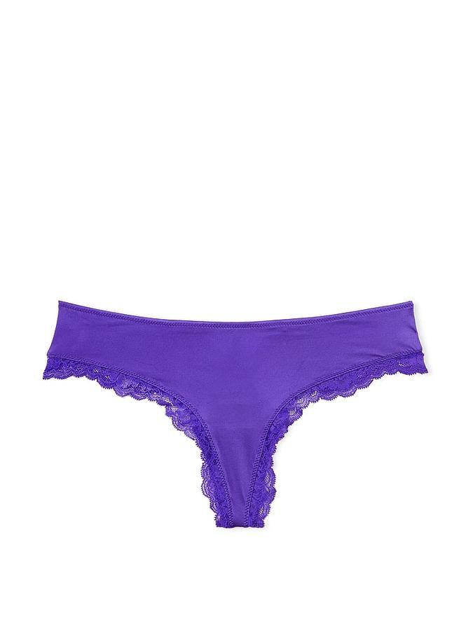 Smooth Cutout Back Thong Panty