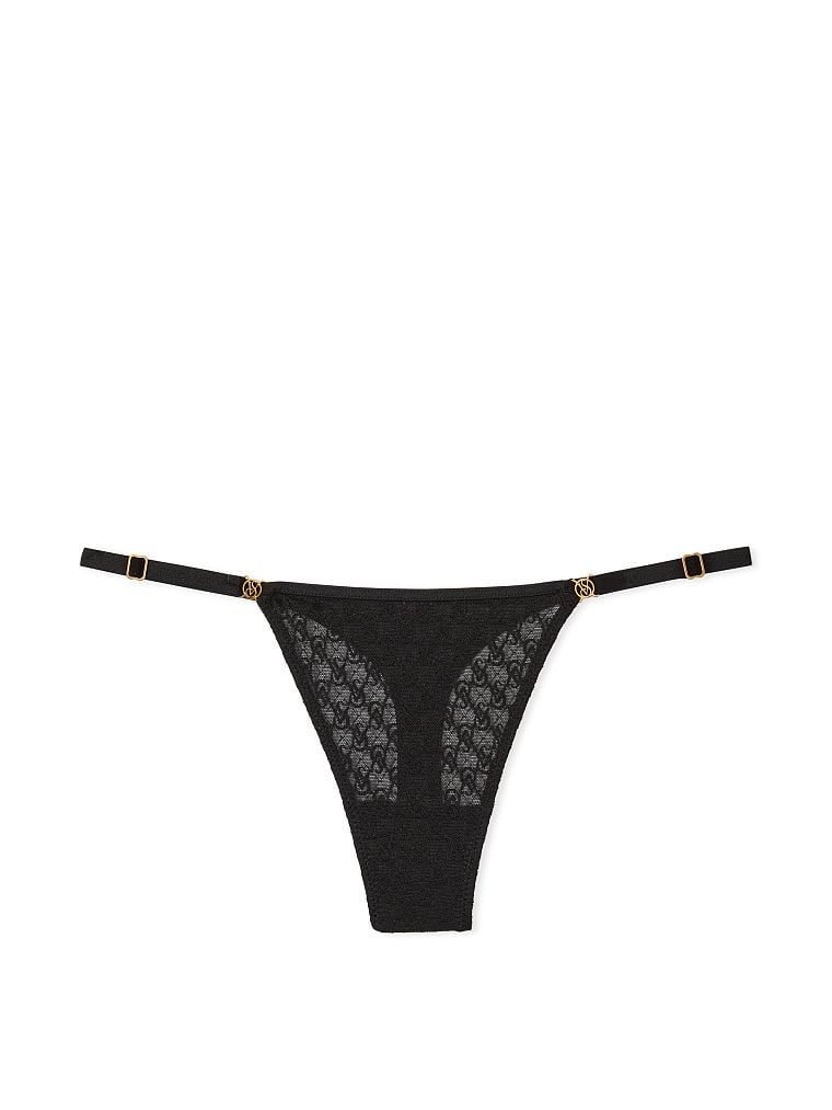 Icon Lace Adjustable Thong Panty