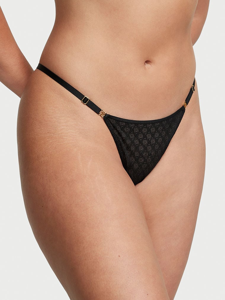 Icon Lace Adjustable Thong Panty