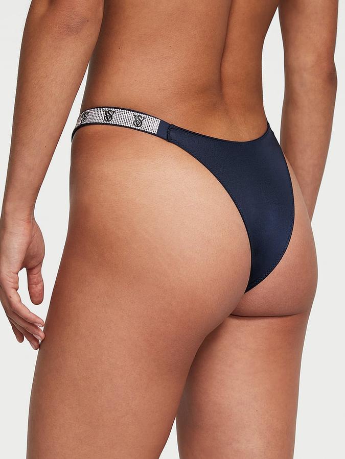 Shine Strap Satin Brazilian Panty