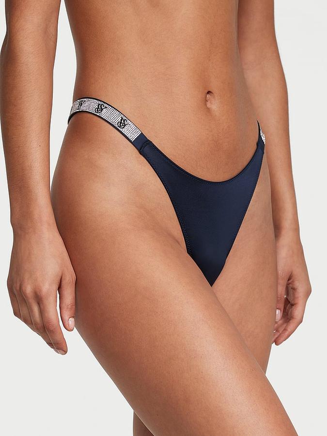 Shine Strap Satin Brazilian Panty