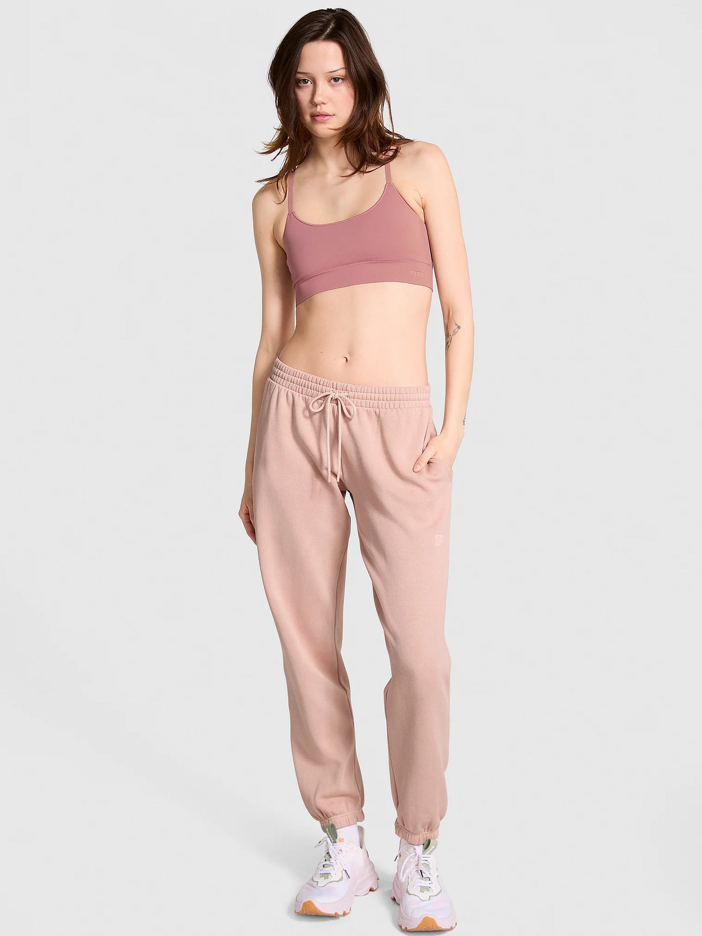 Ivy Fleece Slim Low-Rise Sweatpants