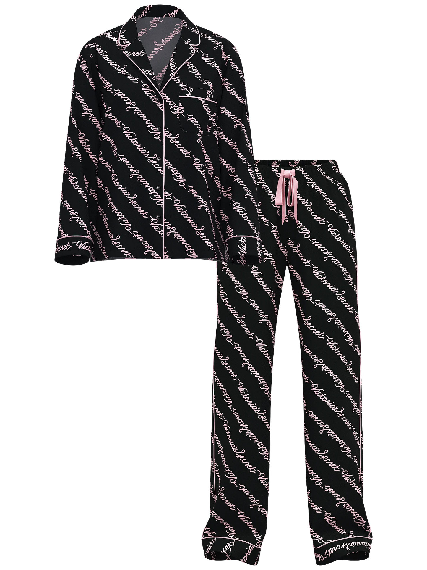 Flannel Long Pajama Set