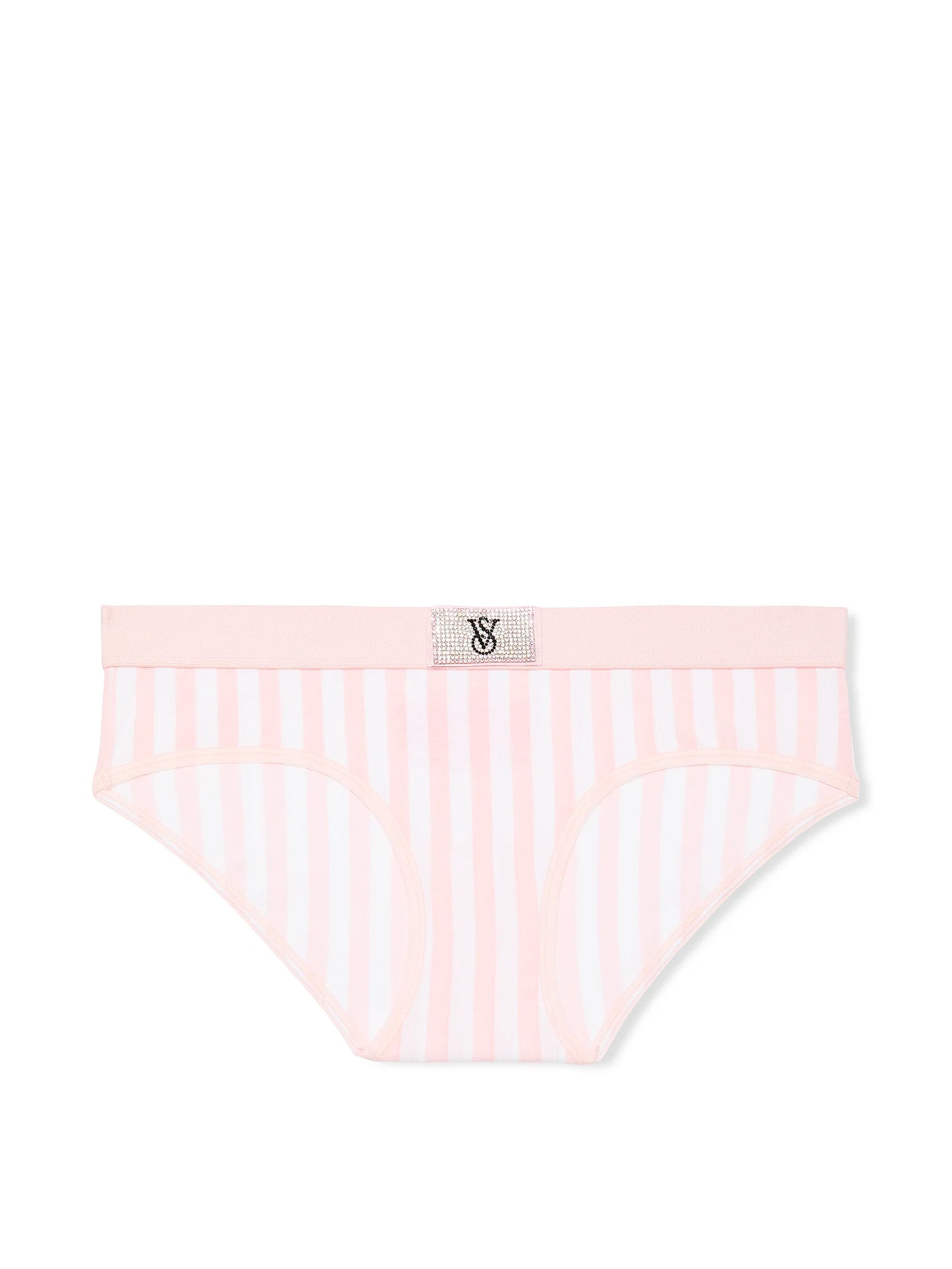 Shine Patch Logo Cotton Hiphugger Panty