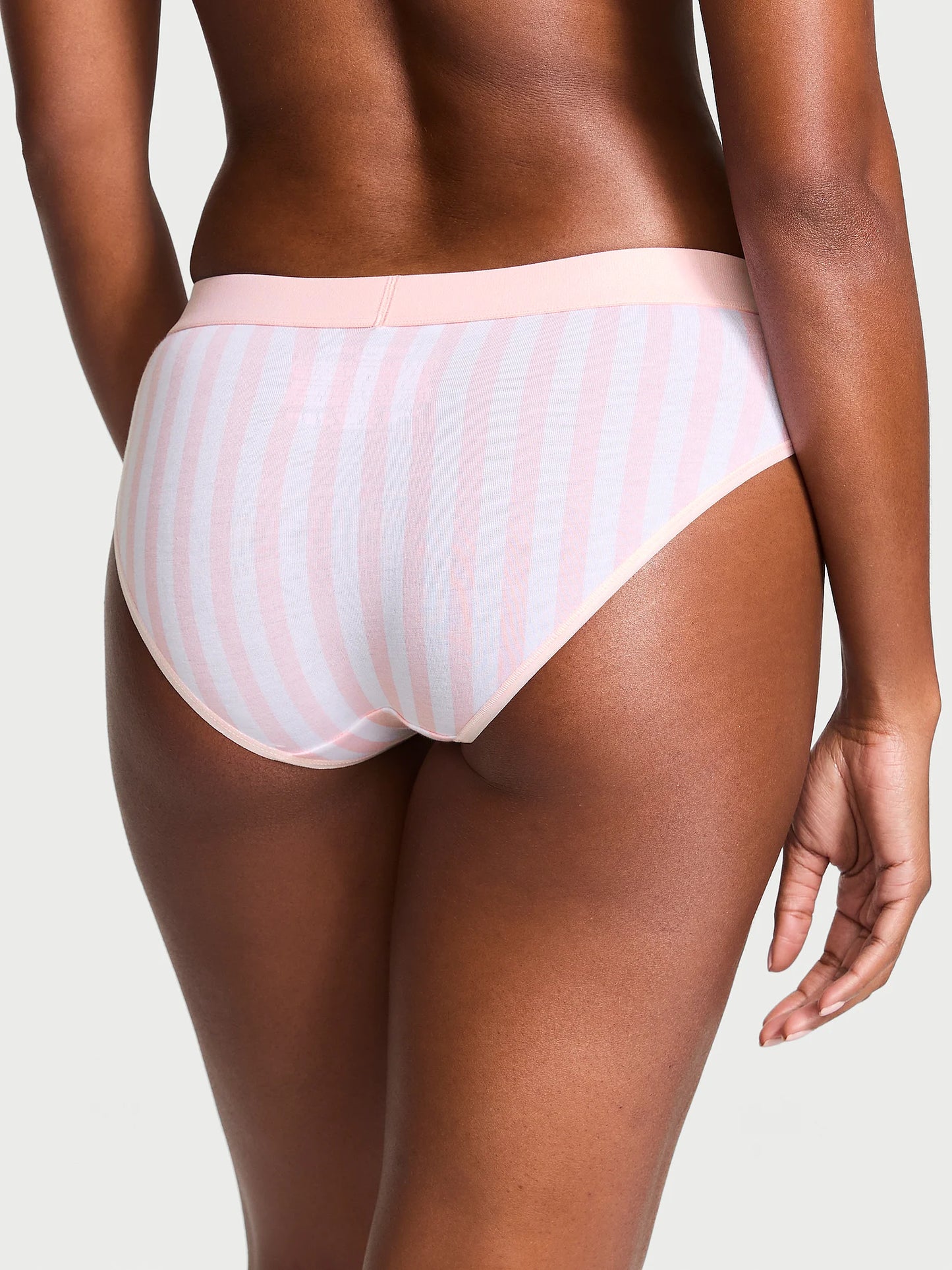 Shine Patch Logo Cotton Hiphugger Panty