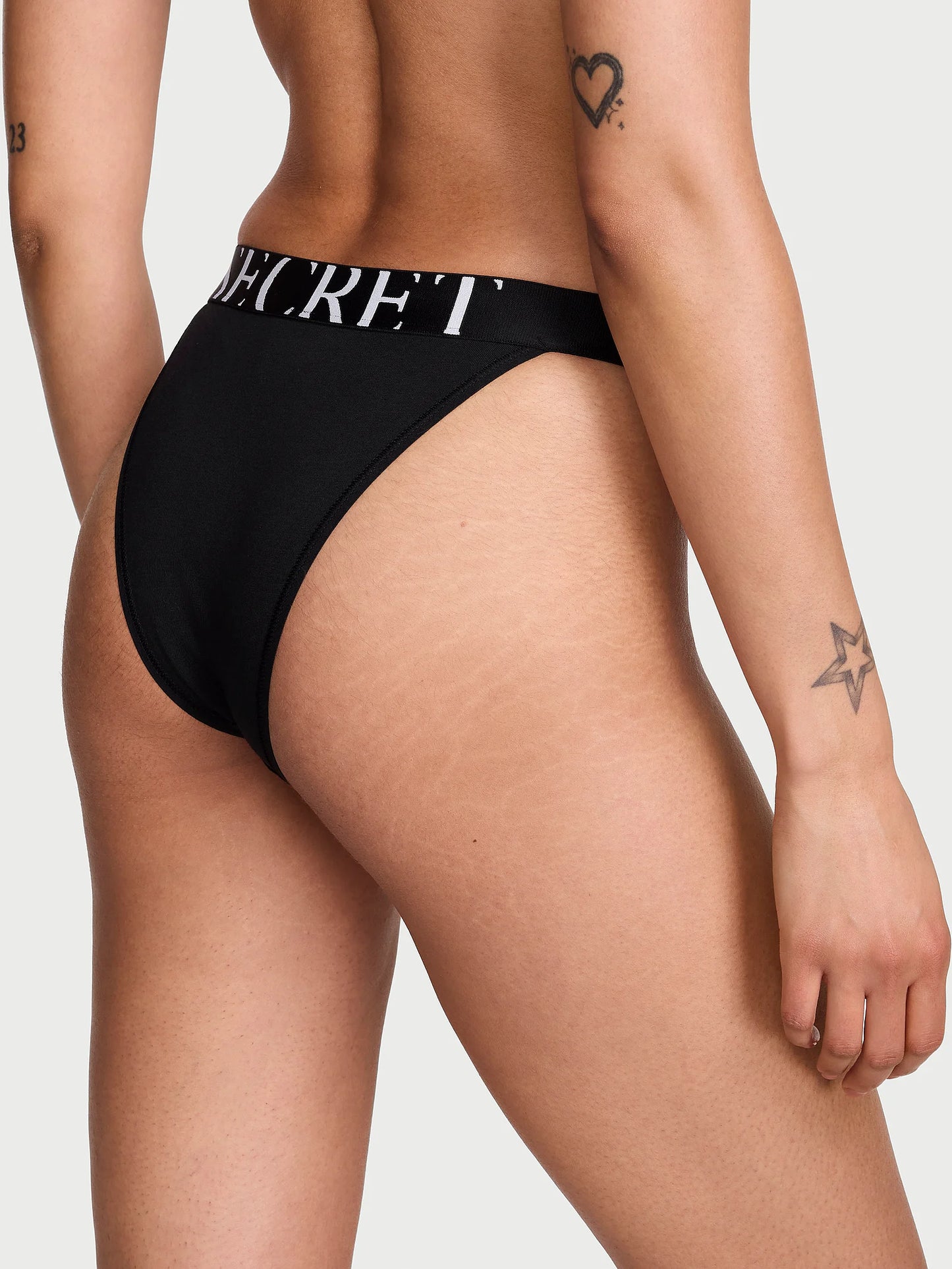 Cotton, Exploded Logo Cotton 90s Brief Panty