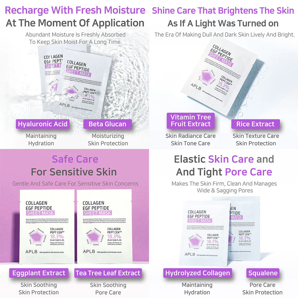 Collagen EGF Peptide Sheet Mask