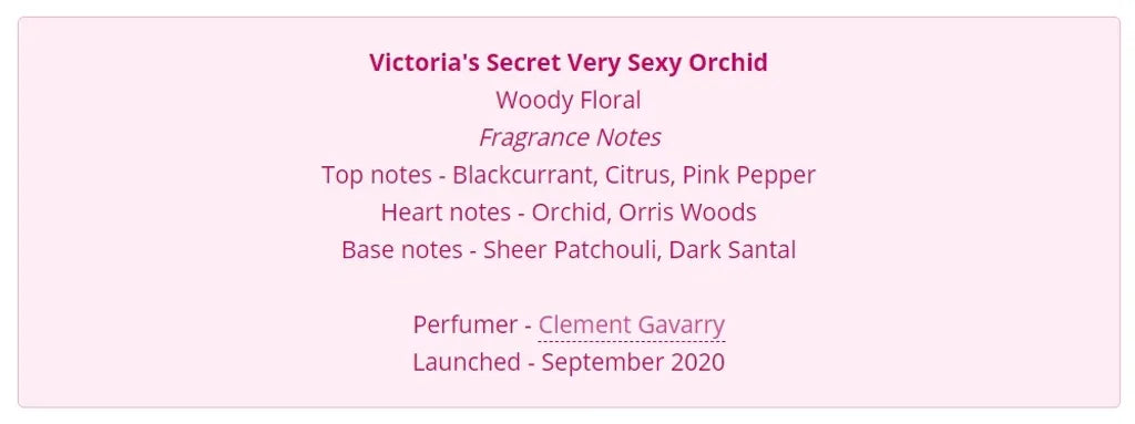 Vey Sexy Orchid Body Mist