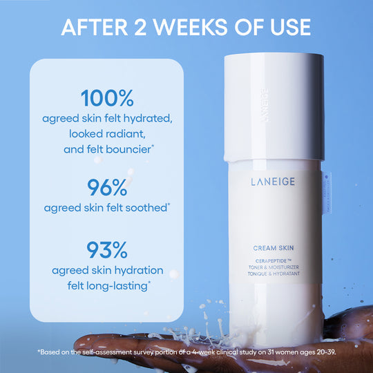 Cream Skin Cerapeptide™ Toner & Moisturizer