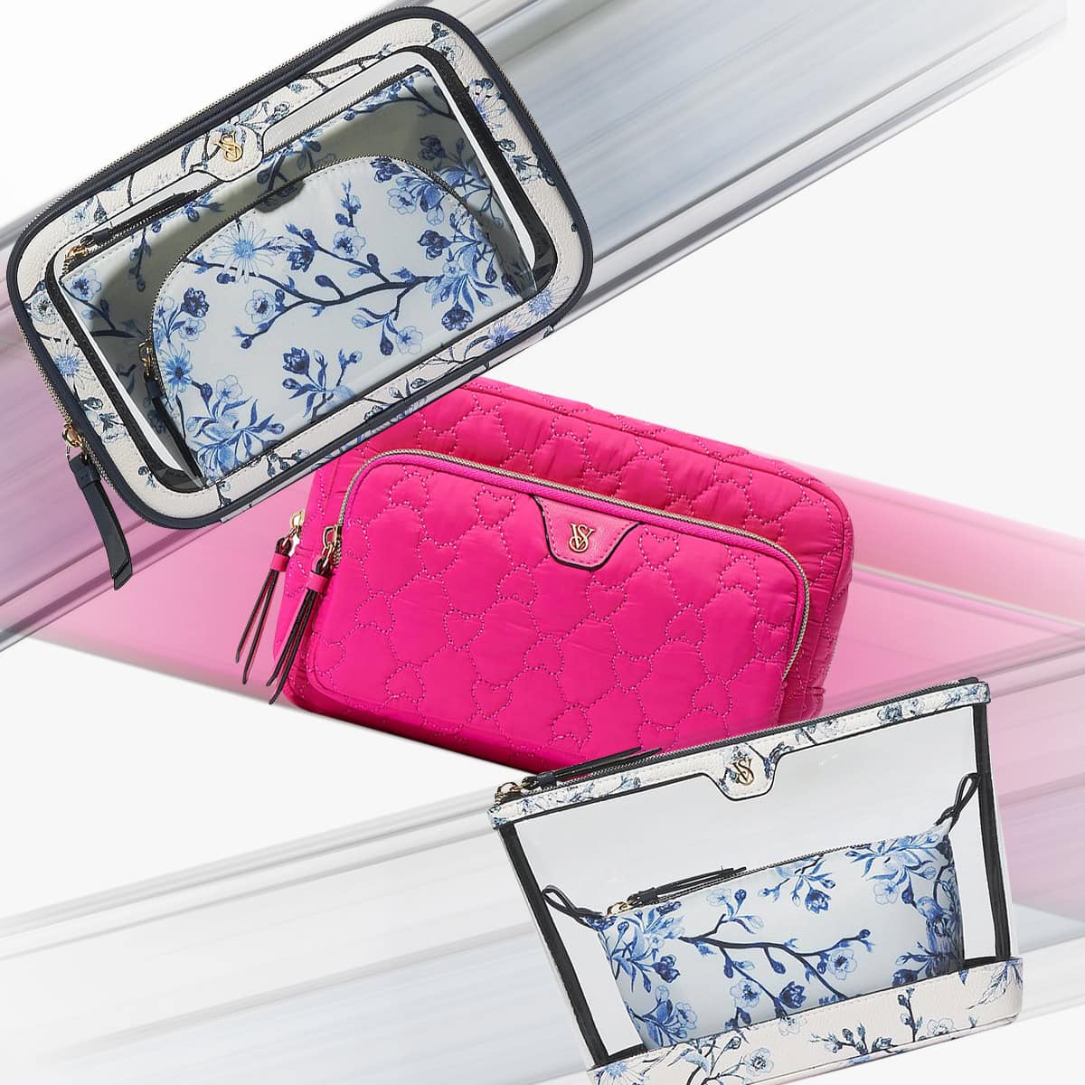3-Piece Makeup Bag