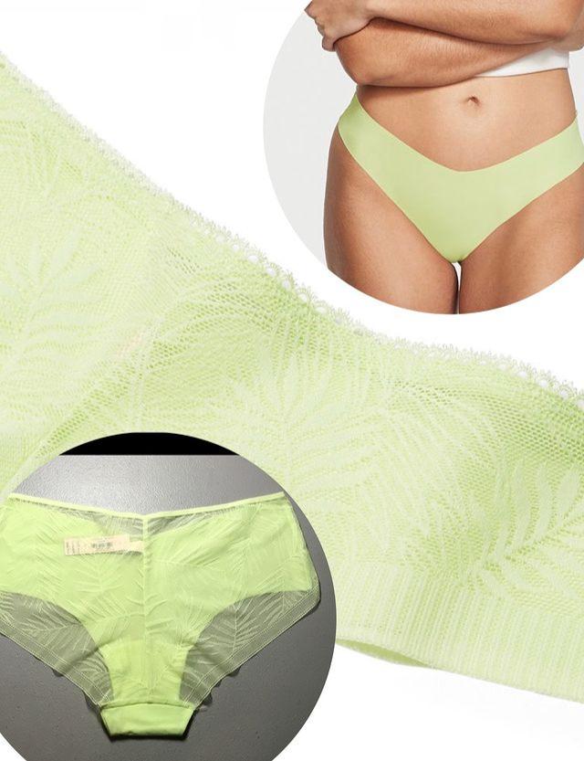 No Show Palm Mesh Back Cheeky Panty