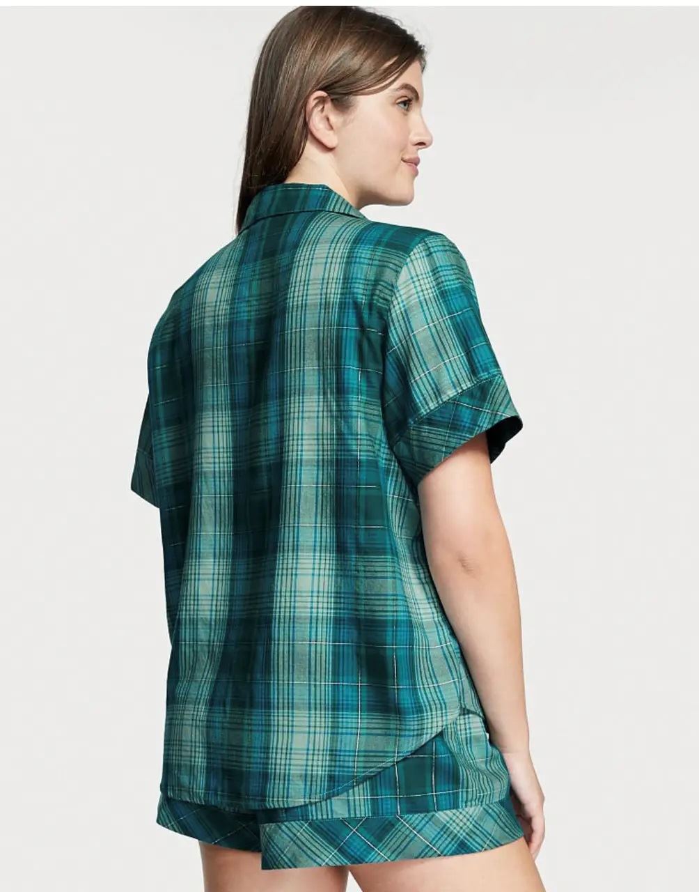 Flannel Short Pajama Set