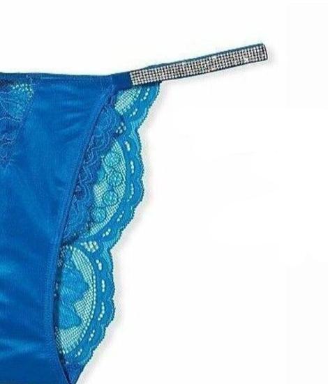 Very Sexy Shine Strap Satin & Lace Brazilian Panty