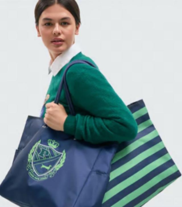 Reversible Canvas Tote Bag