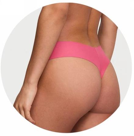 No-Show Cotton Thong Panty