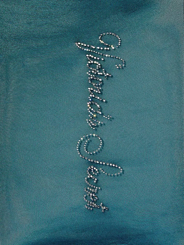 Very Sexy Crystal Logo Thigh Highs