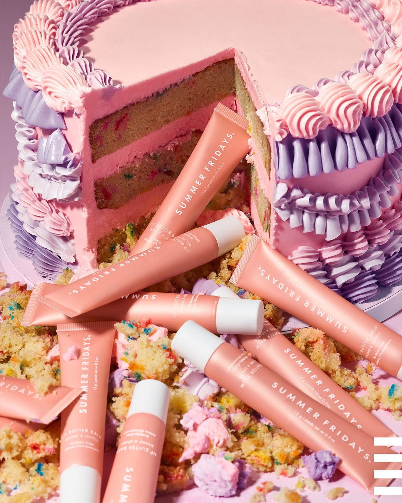 Lip Butter Balm Birthday Cake