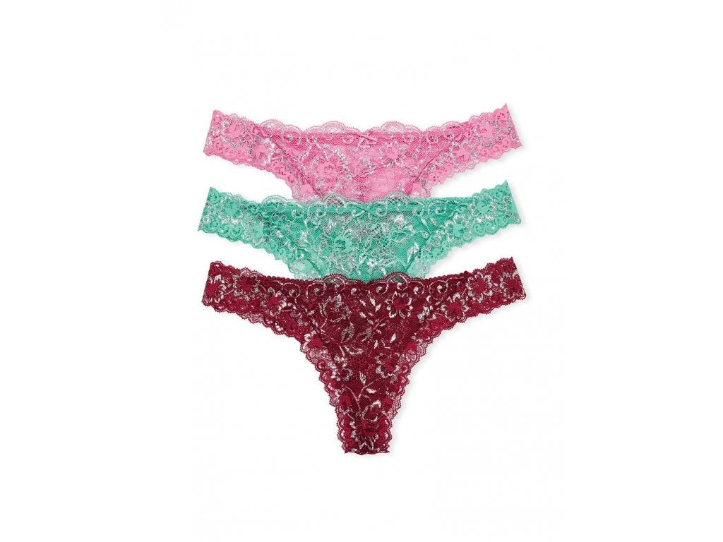 Dream Angels Shine Lace Thong