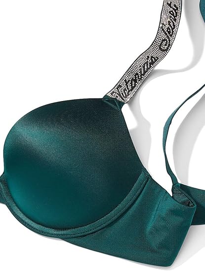 Shine Strap Smooth Push-Up Bra