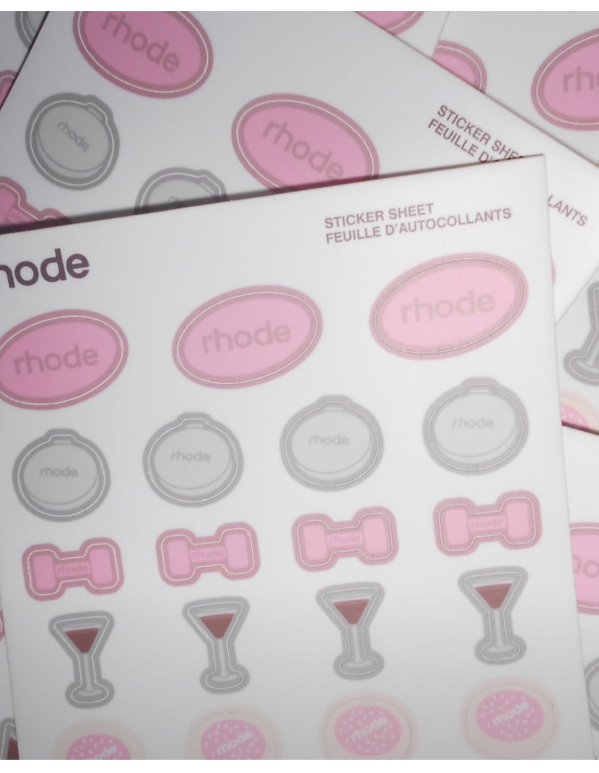 Rhode Skin sticker sheet