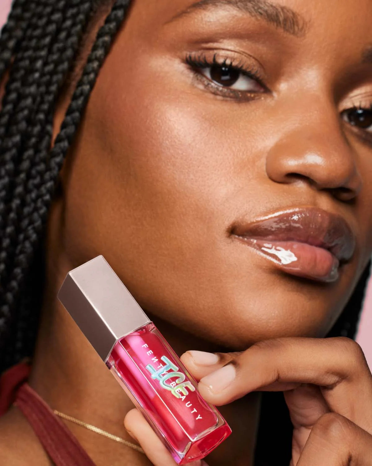 Gloss Bomb Ice Cooling Lip Gloss- Berry Jelly