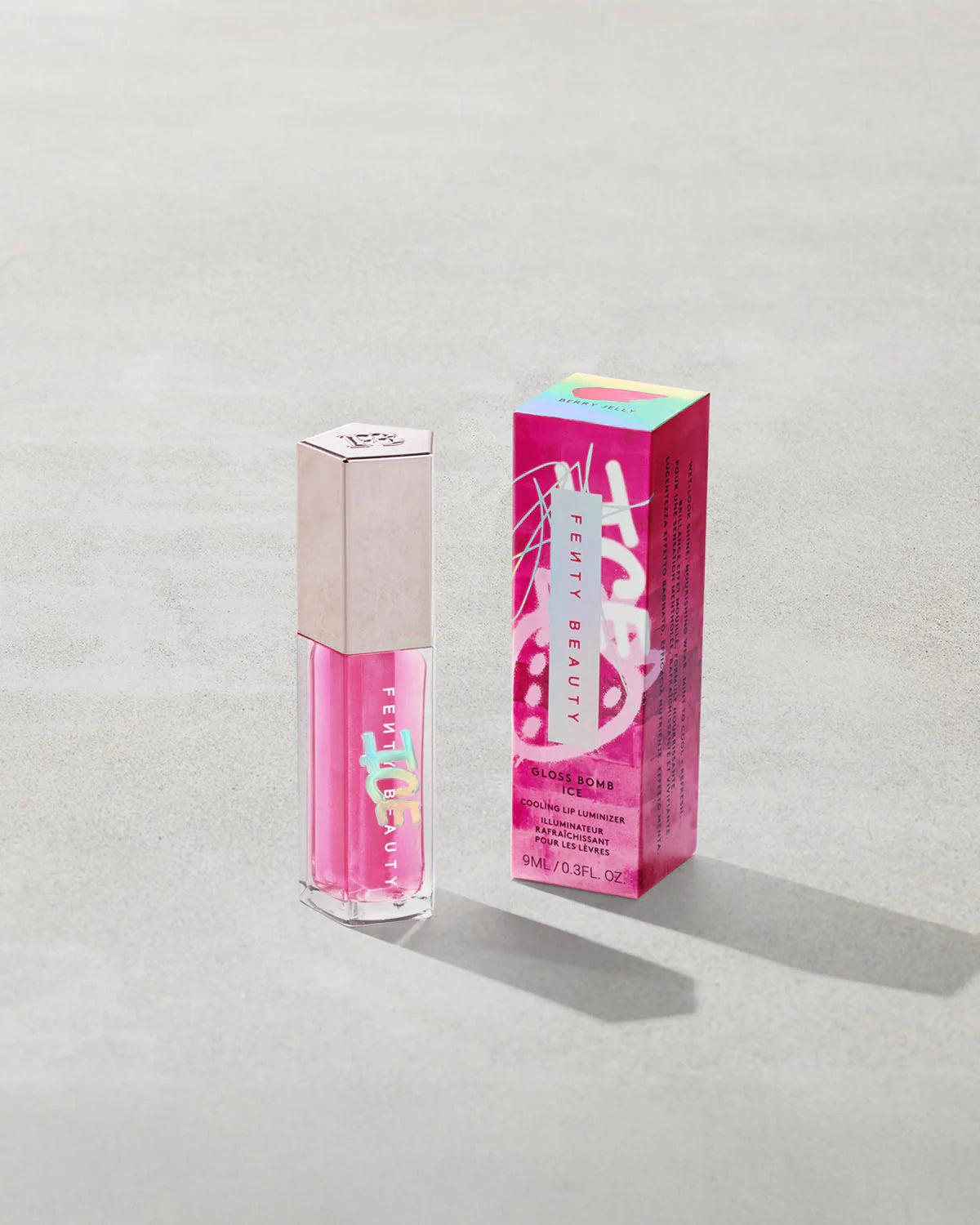 Gloss Bomb Ice Cooling Lip Gloss- Berry Jelly