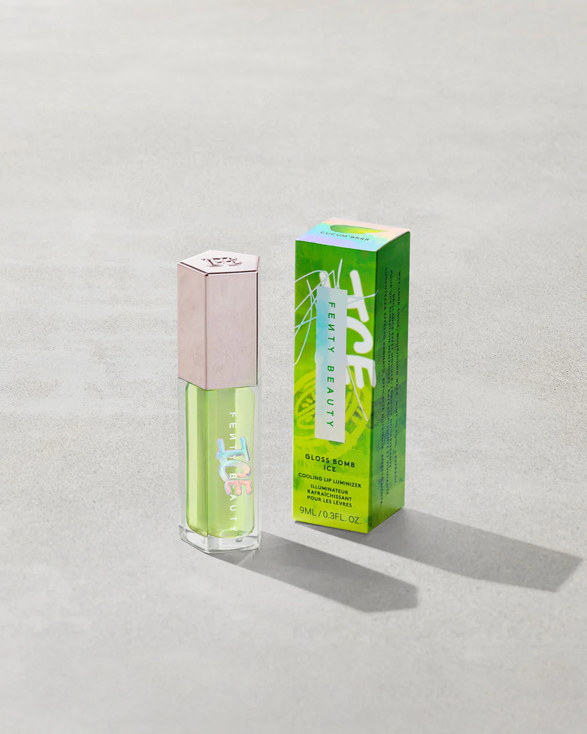 Gloss Bomb Ice Cooling Lip Gloss- Cucum Brrr