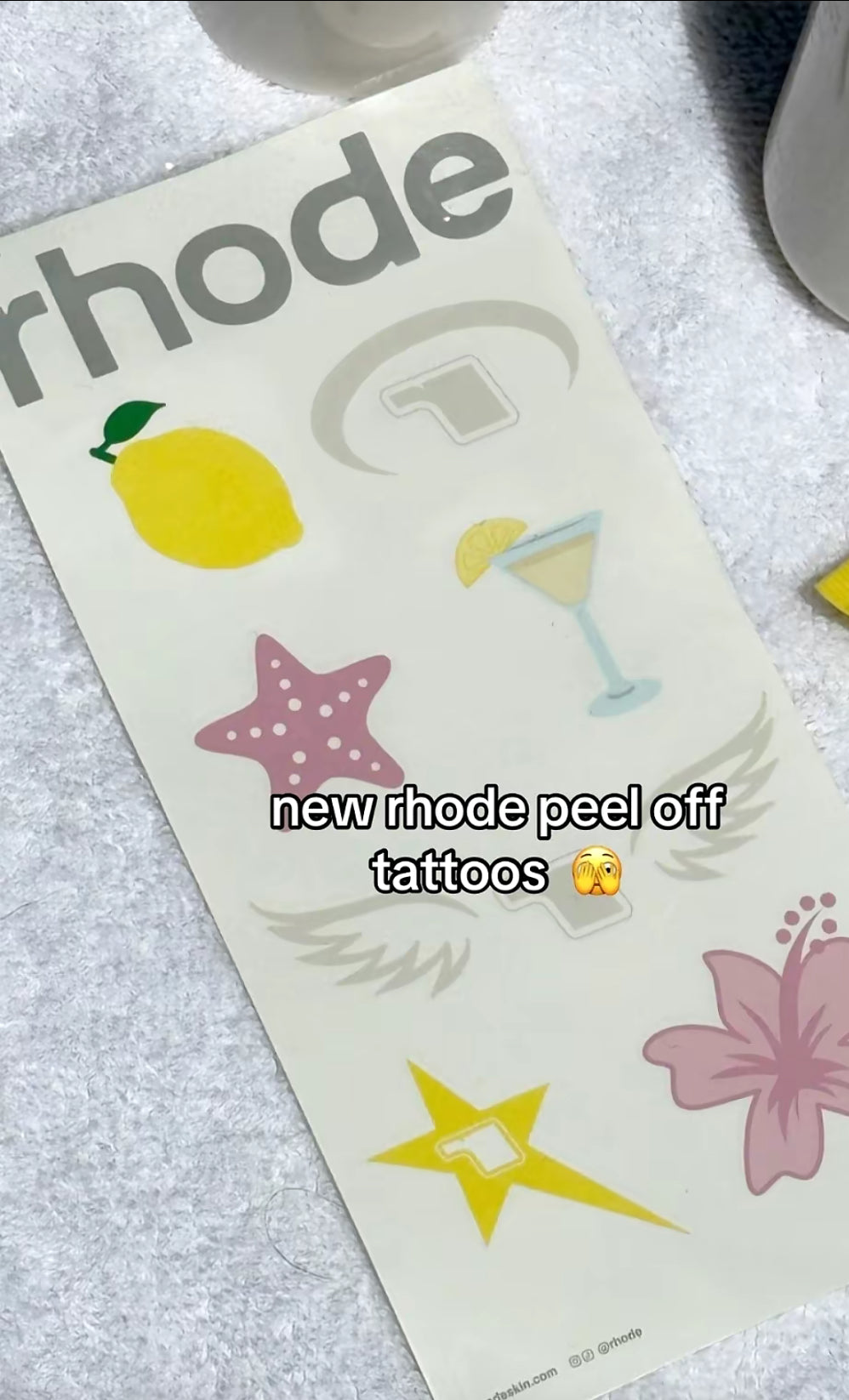 Temporary "tini tattoos”