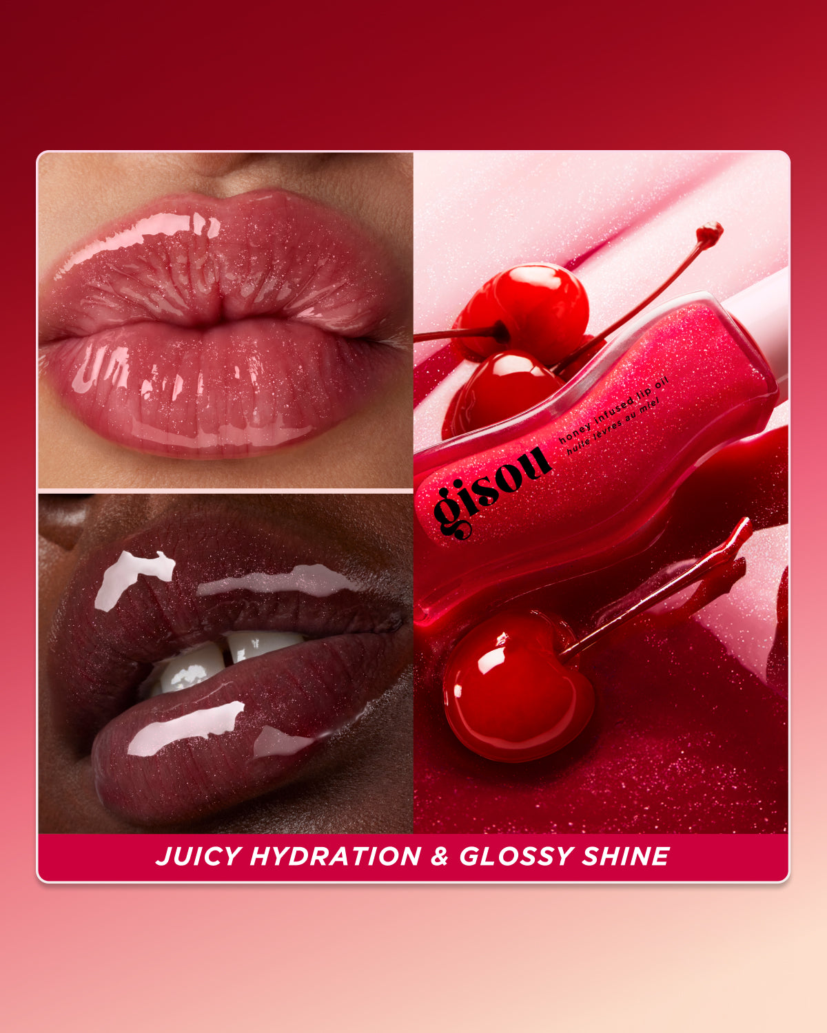 Honey Infused Lip Oil-Cherry on the Cake