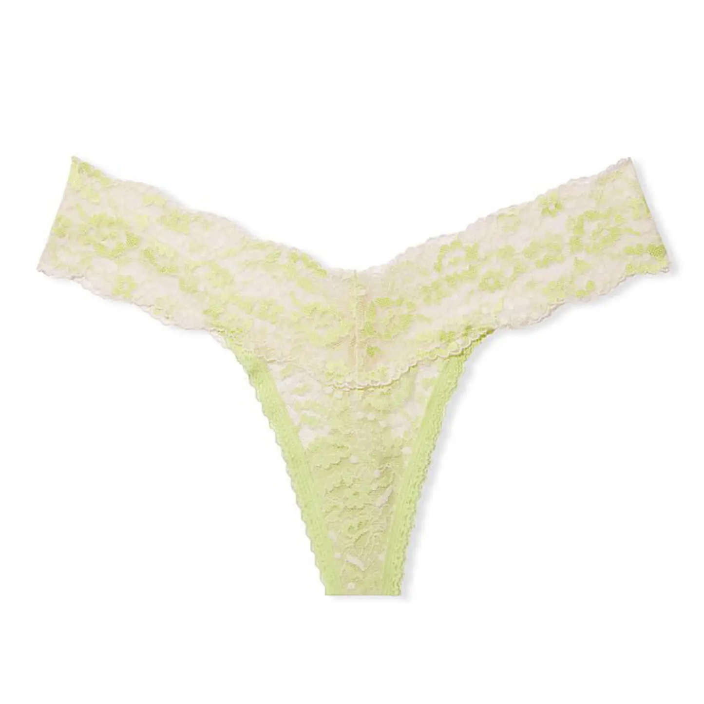 Low Rise Floral Lace Thong Panty