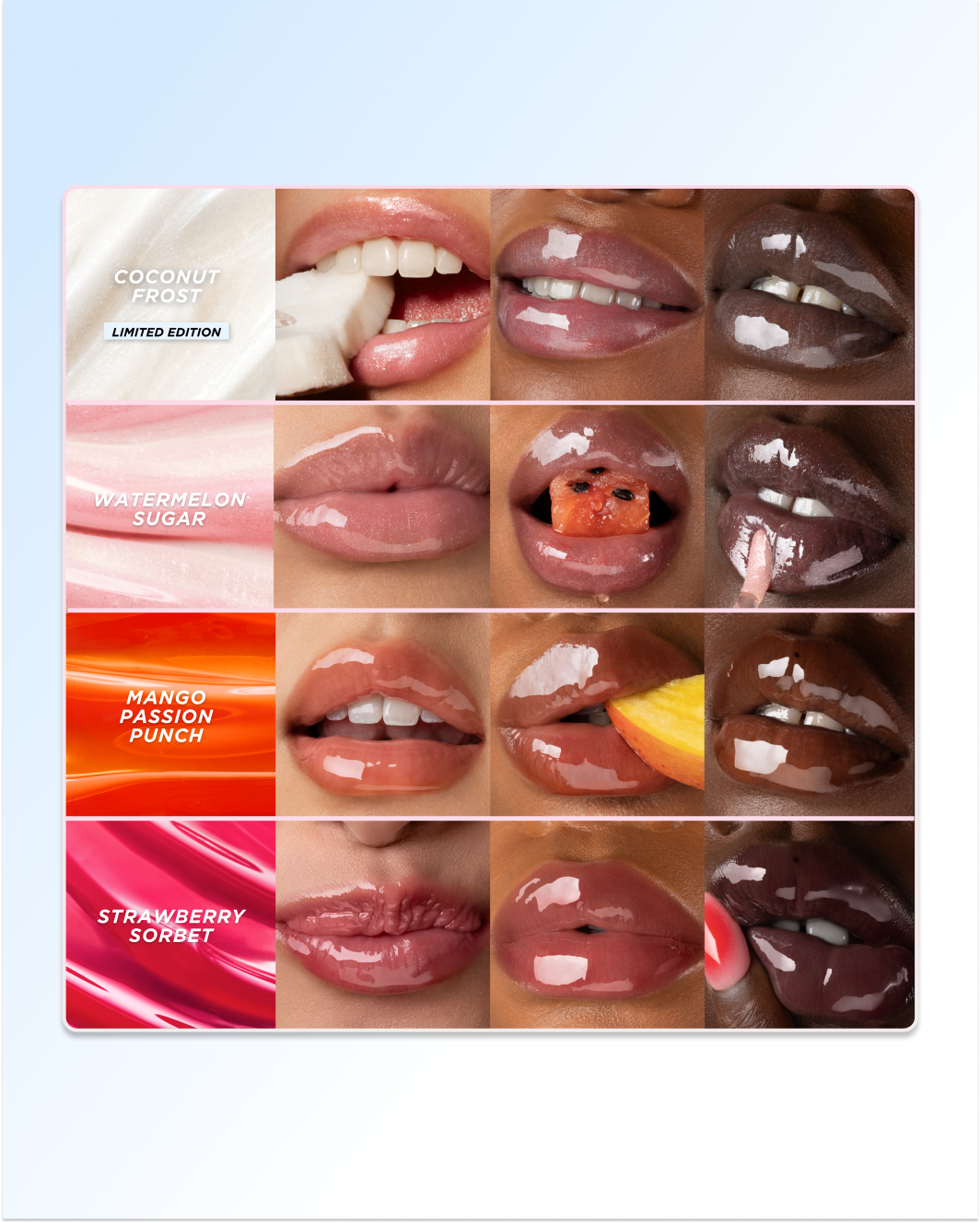 Honey Infused Lip Oil-Coconut Frost