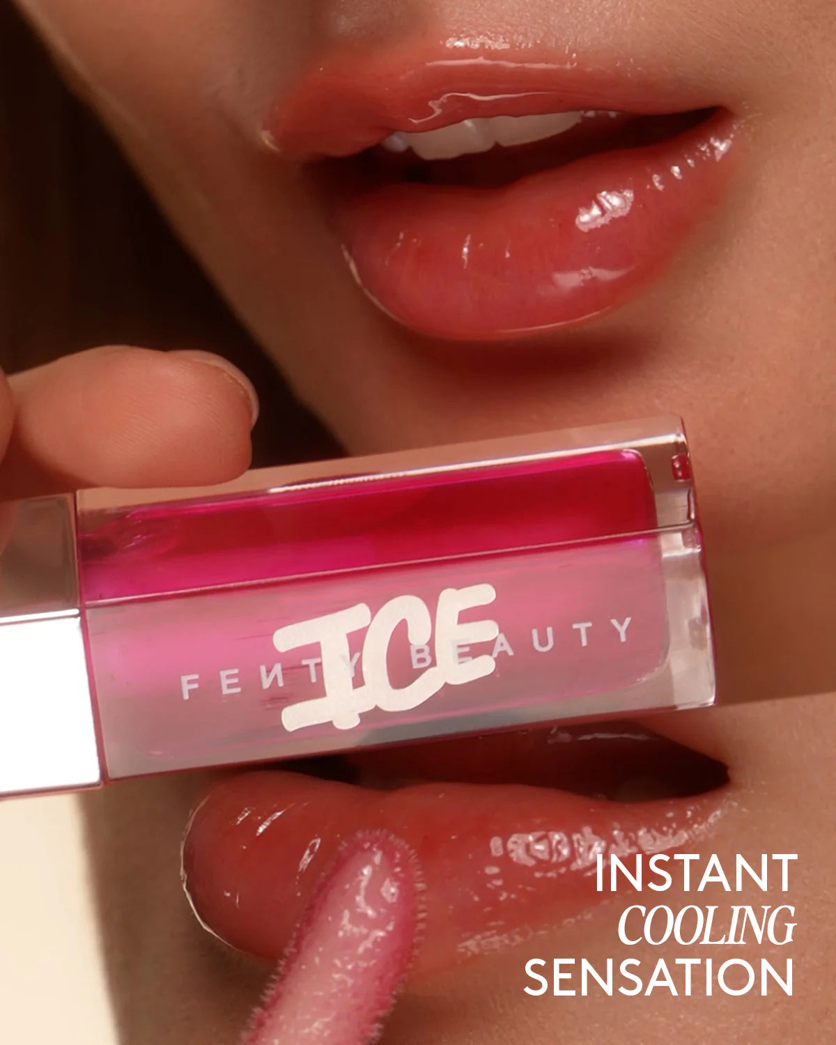 Gloss Bomb Ice Cooling Lip Gloss- Berry Jelly
