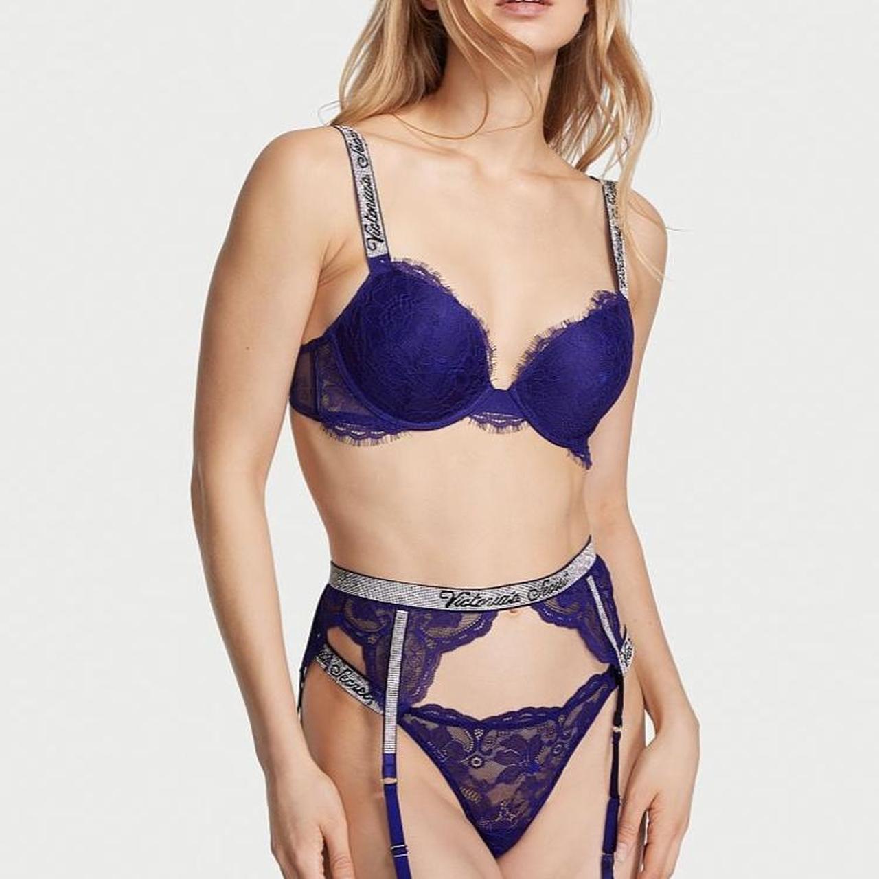 Shine Strap Lace Brazilian Panty