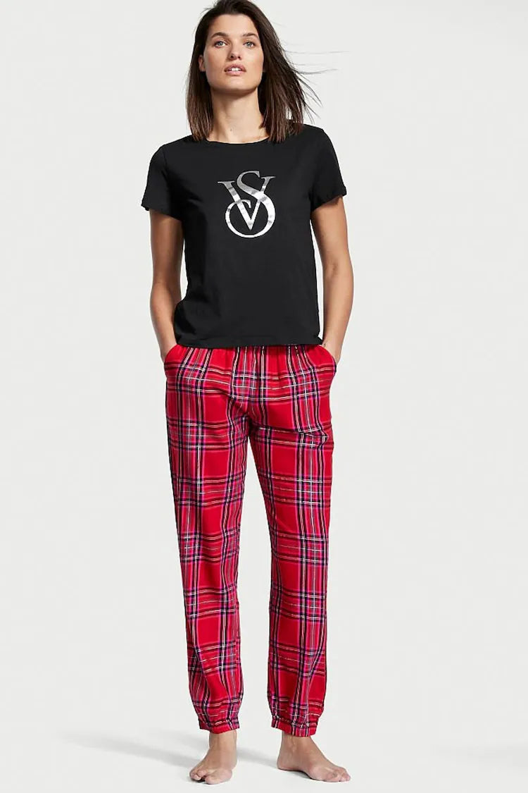 Flannel Jogger Teejama