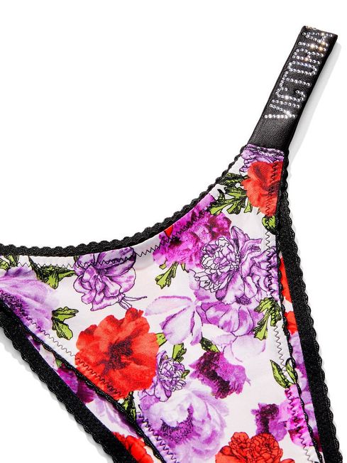 Shine Strap Satin Brazilian Panty