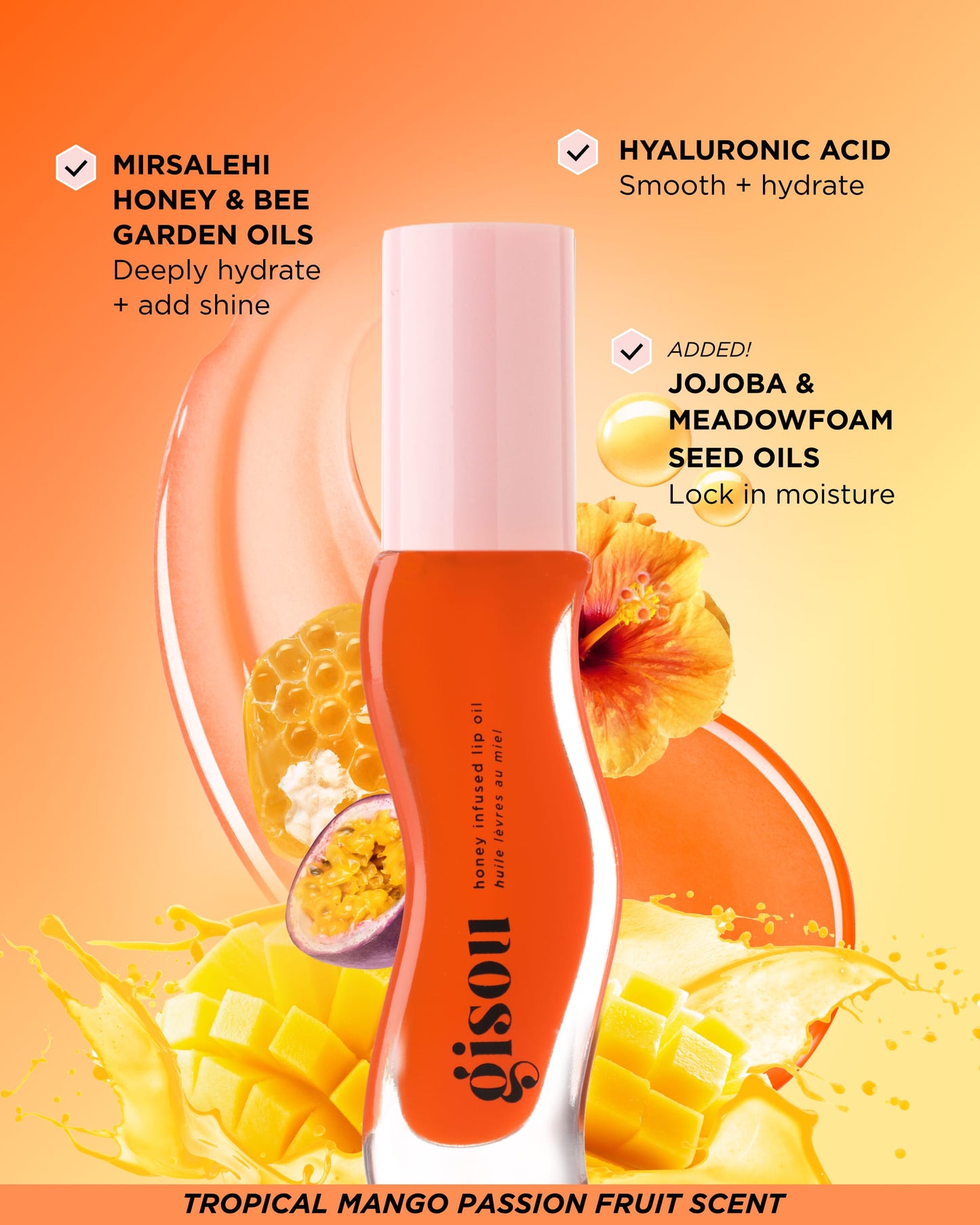 Honey Infused Lip Oil-Mango Passion Punch