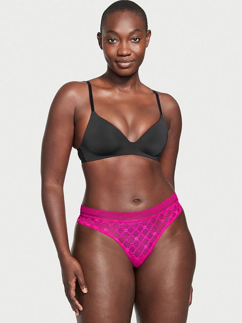 Stretch Logo Thong Panty