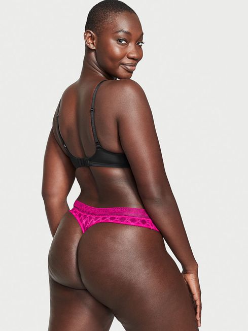 Stretch Logo Thong Panty