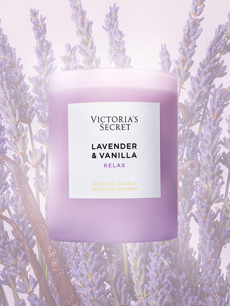 Lavender & Vanilla, Relax Scented Candle