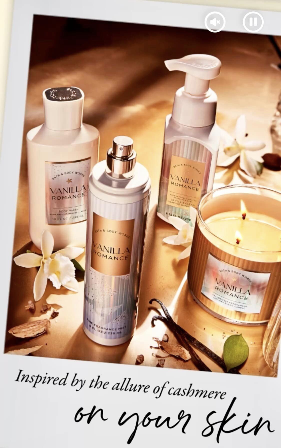 Vanilla Romance Fine Fragrance Mist