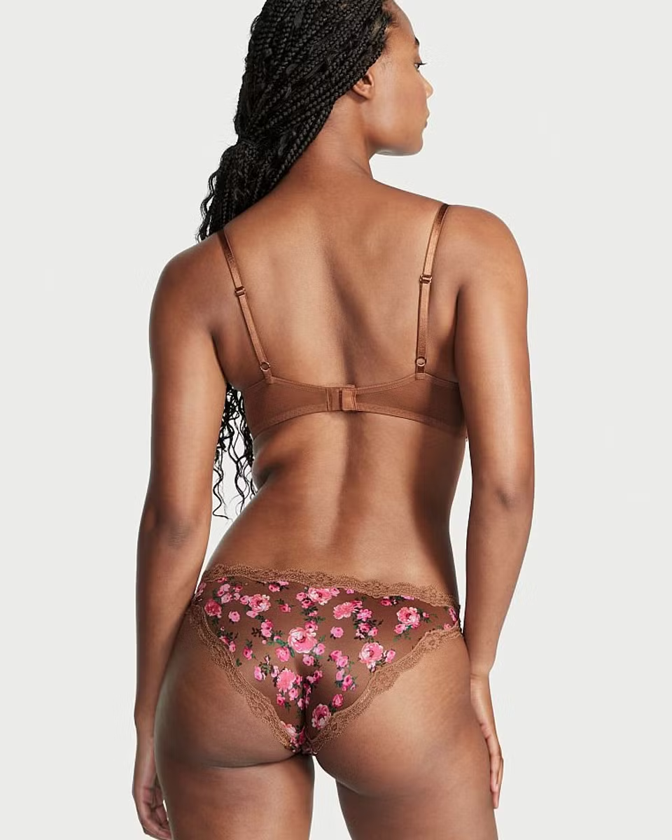 Lace Trim Cheekini Panties
