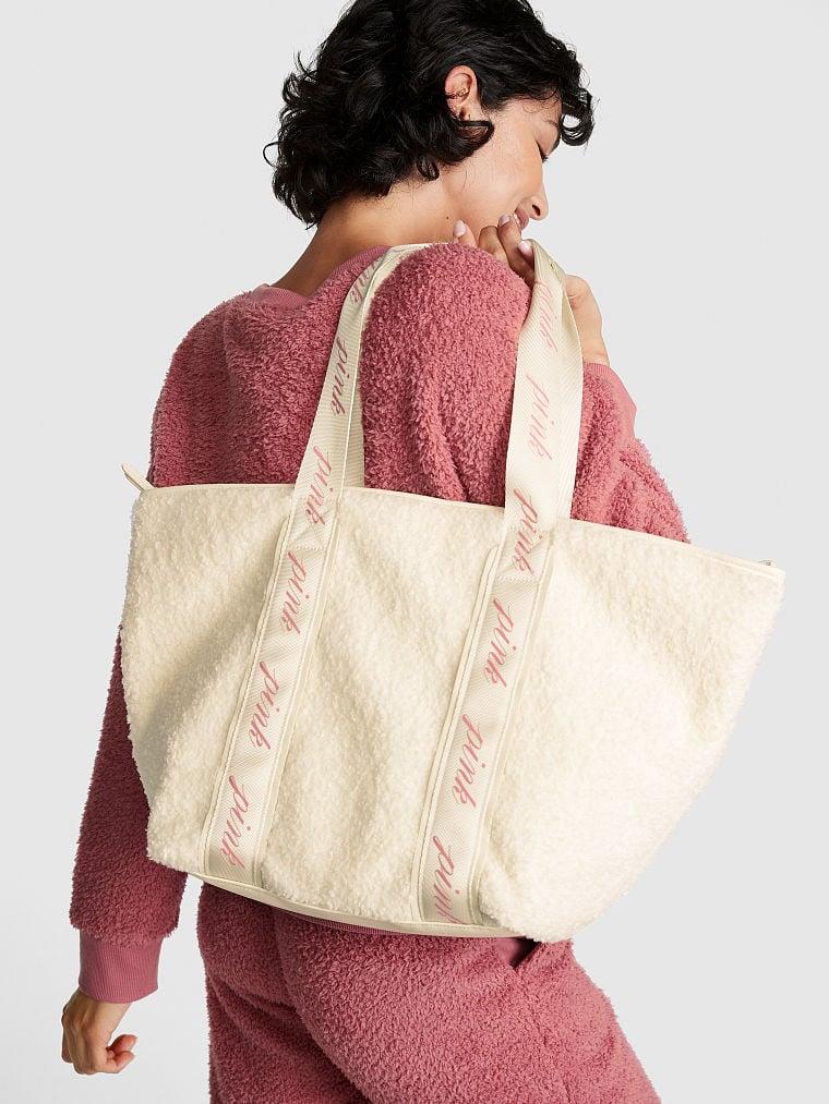 Cozy-Plush Tote + Blanket Set