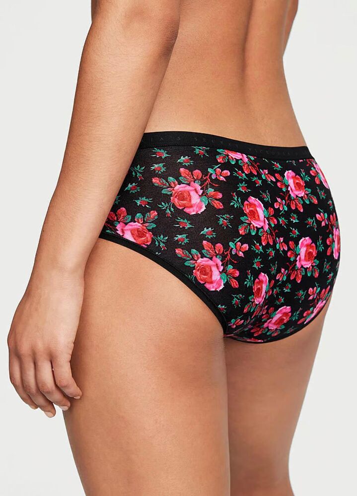 Logo Stretch Cotton Hiphugger Panty