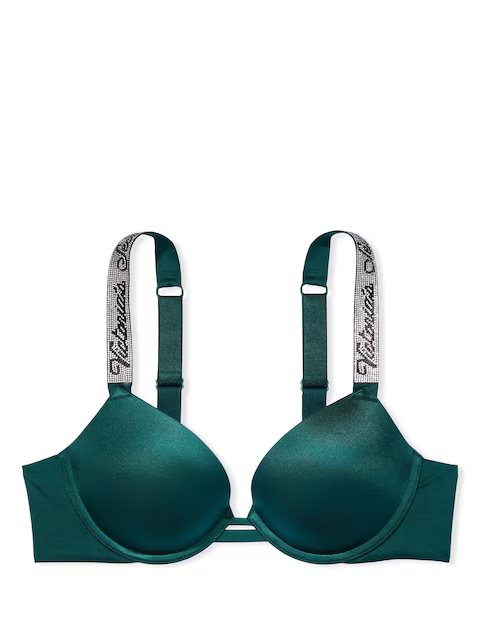 Shine Strap Smooth Push-Up Bra