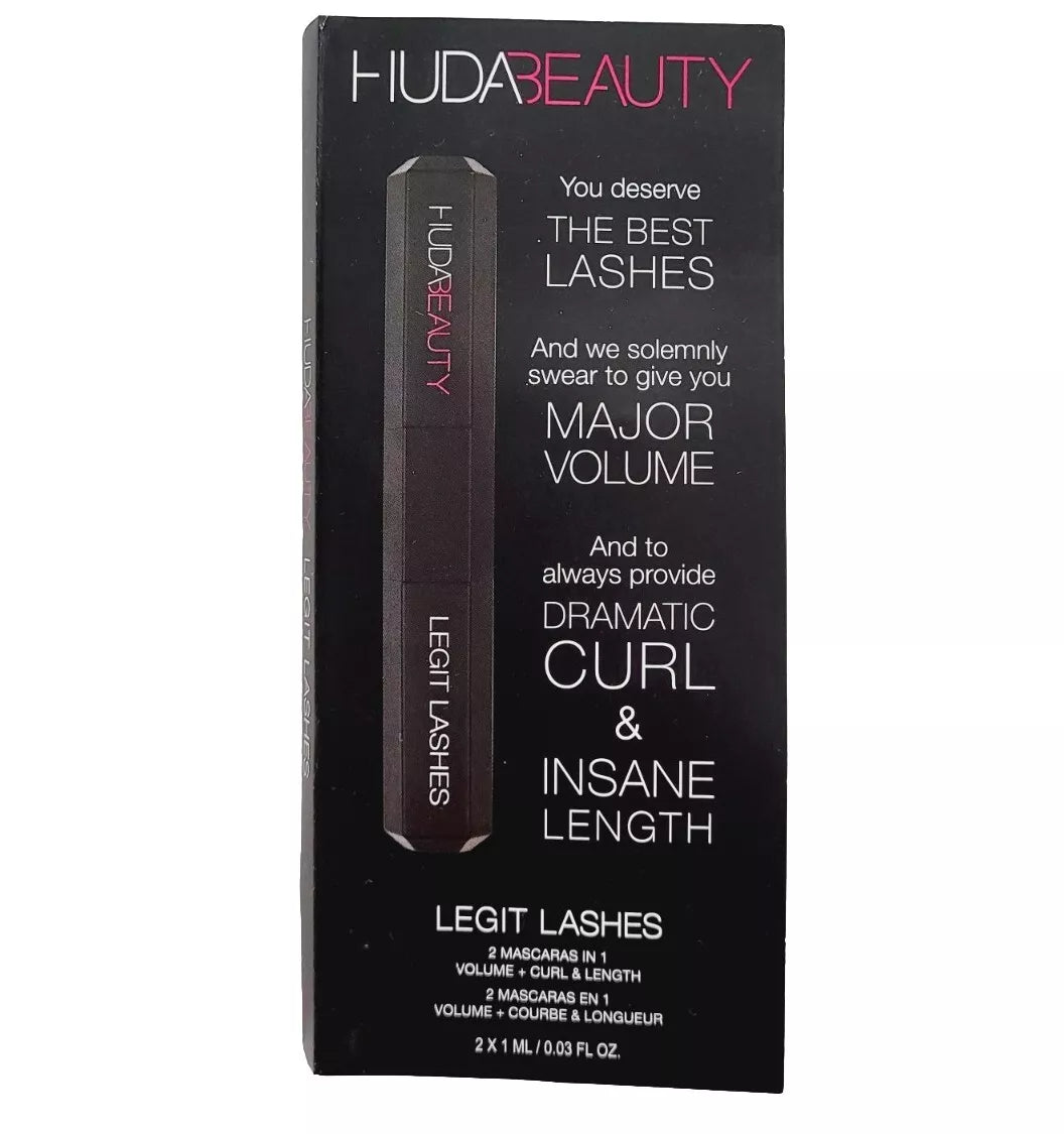LEGIT LASHES Double-Ended Volumizing and Lengthening Mascara